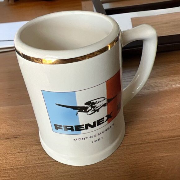 Vintage Grumman Frenex II Mont-De-Marsan 1981 Mug Or Beer Stein Rare Collectible - Picture 5 of 7